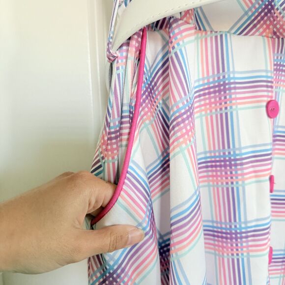 VOODOO VIXEN Vita Rainbow Tartan Fit & Flare Retro Dress XXL - Picture 8 of 15